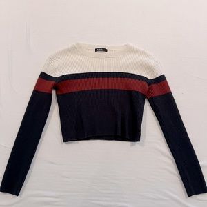 PacSun Ethos Red/White/Blue Crop Top - Size S